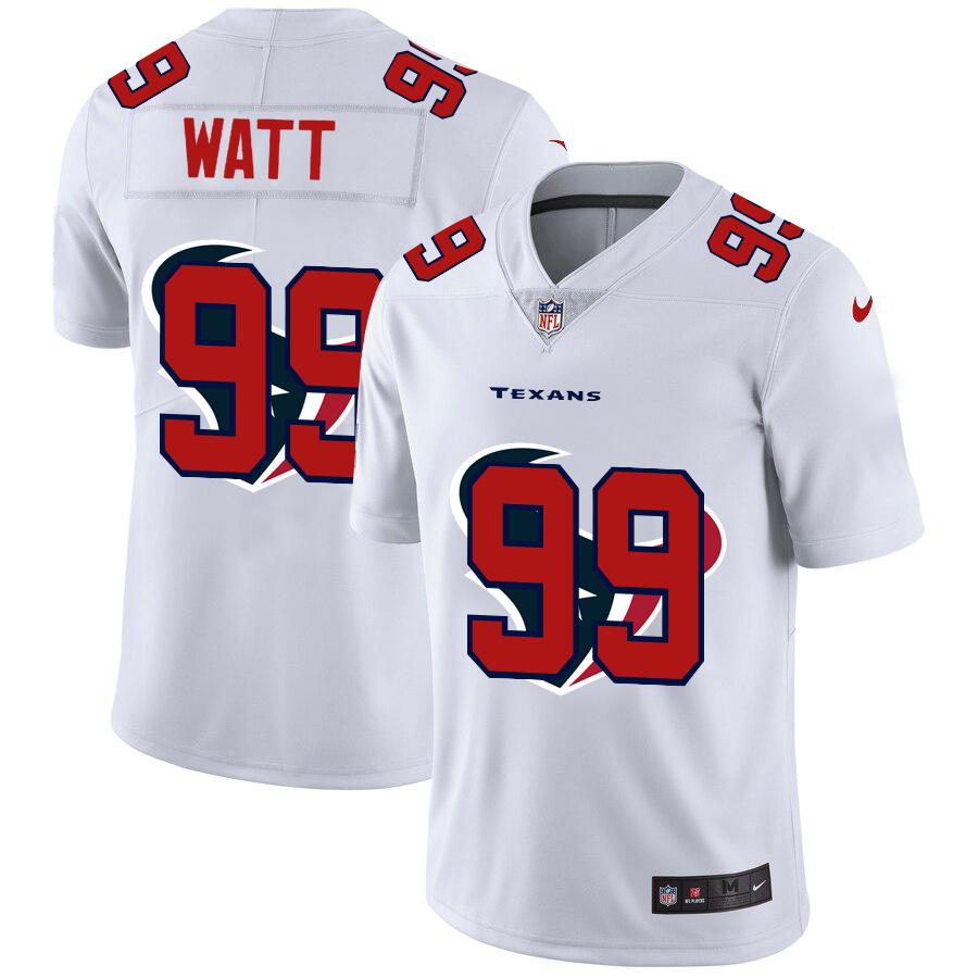 2020 New Men Houston Texans 99 Watt white Limited NFL Nike jerseys